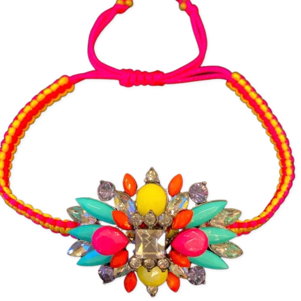 Multicolor Ajustable Stone Bracelet